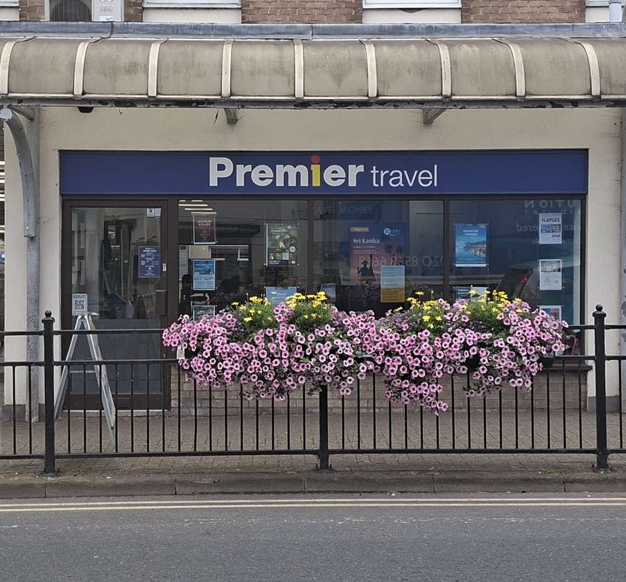 Customer collecting travel money from a local bureau